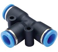 TRU COMPONENTS Raccord en T PE10 Ø de tuyau: 10 mm 1 pc(s)