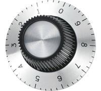 TRU COMPONENTS RN-113A Tête de bouton rotatif avec graduation aluminium (Ø x H) 29.2 mm x 18.1 mm 1 pc(s)