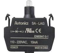 TRU COMPONENTS SA-LAG Élément LED vert 110 V, 240 V