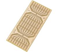TRU COMPONENTS SU527700 Platine pour circuits intégrés Bakélite (L x l) 50 mm x 110 mm 35 µm Pas 2.54 mm Contenu 1 pc(s)