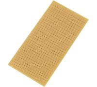 TRU COMPONENTS SU528404 Platine Euro sans couche de cuivre Bakélite (L x l) 100 mm x 50 mm Pas 2.54 mm Contenu 1 pc(s)