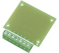 TRU COMPONENTS SU529016 Platine d'expérimentation Epoxy (L x l) 53.8 mm x 49.9 mm Pas 2.54 mm Contenu 1 pc(s)