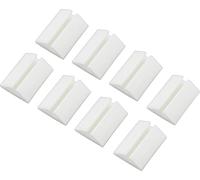 TRU COMPONENTS Support de câble autocollant 1571994 Plage de Ø du faisceau 2.50 à 3.50 mm blanc 8 pc(s)
