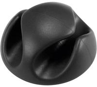 TRU COMPONENTS Support de câble autocollant 558364 Plage de Ø du faisceau 8 mm (max) noir 6 pc(s)