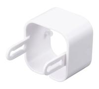 TRU COMPONENTS Support de câble modulaire TC-12533300 plastique ABS blanc 40 mm Contenu: 15 pc(s)