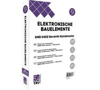 TRU COMPONENTS T1806P018 Assortiment de condensateurs céramiques CMS 0402 50 V 10 % (L x l) 1.0 mm x 0.5 mm 1000 parties Tape cut