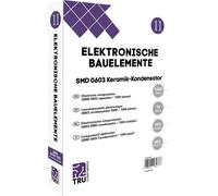 TRU COMPONENTS T1806P020 Assortiment de condensateurs céramiques CMS 0603 50 V 10 % (L x l) 1.6 mm x 0.8 mm 1000 parties Tape cut