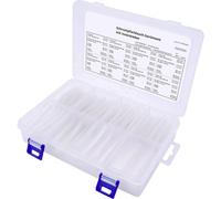 TRU COMPONENTS T1902CA003 Assortiment de gaines thermorétractables transparent