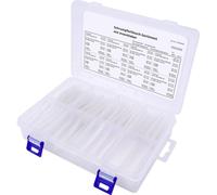 TRU COMPONENTS T1902CA003 Assortiment de gaines thermorétractables transparent Taux de retreint:3:1 300 pc(s)