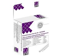 TRU COMPONENTS T1902CA003G Lot de 10 gaines thermorétractables avec colle Transparent 9,50 mm Taux de rétraction : 3:1