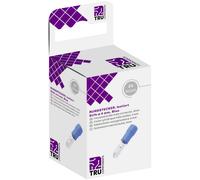 TRU COMPONENTS T1904C051 Cosse cylindrique mâle 1.50 mm² 2.50 mm² partiellement isolé bleu 25 pc(s)