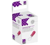 TRU COMPONENTS T1904C059 Cosse à oeillet Section max.=1.50 mm² Ø du trou=4.30 mm partiellement isolé rouge 25 pc(s)