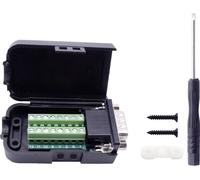 TRU COMPONENTS T1904C096 Kit embase SUB-D mâle Nombre de pôles: 15 raccord à vis 1 pc(s)