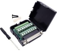 TRU COMPONENTS T1904C101 Kit embase SUB-D femelle Nombre de pôles: 25 raccord à vis 1 pc(s)