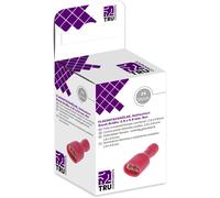 TRU COMPONENTS T1904C113 Assortiment de cosses à languette femelles Largeur daccouplement: 2.80 mm Épaisseur de contact: 0.80 mm 180 ° entièrement isolé rouge