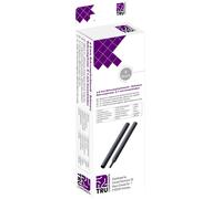 TRU COMPONENTS T1904CA043 Gaine thermorétractable avec colle noir 8 mm 2 mm Taux de retreint:4:1 3 pc(s)