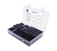 TRU COMPONENTS T1905CA055 Assortiment de gaines thermorétractables noir Taux de retreint:2:1 750 parties