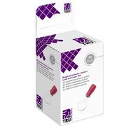 TRU COMPONENTS T2010C284 Cosse à oeillet Section max.=1.5 mm² Ø du trou=6.4 mm partiellement isolé rouge 25 pc(s)