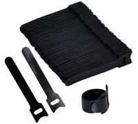 TRU COMPONENTS T24CA056 Collier de serrage auto-agrippant pour grouper partie velours et partie agrippante (L x l) 100 mm x 12 mm