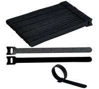 TRU COMPONENTS T24CA058 Collier de serrage auto-agrippant pour grouper partie velours et partie agrippante (L x l) 200 mm x 12 mm