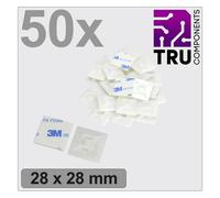 TRU COMPONENTS T24CA069 Embase de fixation autocollant, vissable TC-12888548 4