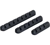 TRU COMPONENTS T24CA079 Support de câble autocollant TC-12888588 Plage de Ø du faisceau 6 mm (max) noir 3 pc(s)