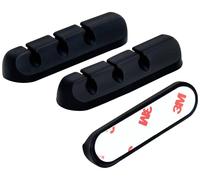 TRU COMPONENTS T24CA080 Support de câble autocollant TC-12888592 Plage de Ø du faisceau 6 mm (max) noir 3 pc(s)