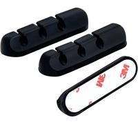 TRU COMPONENTS T24CA080 Support de câble autocollant TC-12888592 Plage de Ø du faisceau 6 mm (max) noir 3 pc(s)