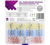TRU COMPONENTS T25C047 Prolongateur avec gaine thermorétractable 0.25 mm² 6.0 mm² entièrement isolé blanc, rouge, bleu, jaune 125 pc(s)