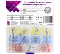 TRU COMPONENTS T25C047 Prolongateur avec gaine thermorétractable 0.25 mm² 6.0 mm² entièrement isolé blanc, rouge, bleu, jaune 125