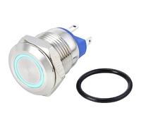 TRU COMPONENTS TC-10090904 GQ12-AF-10E/J/B/24V/S Interrupteur antivandalisme 48 V/DC 2 A 1 x Off/(On