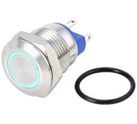 TRU COMPONENTS TC-10090904 GQ12-AF-10E/J/B/24V/S Interrupteur antivandalisme 48 V/DC 2 A 1 x Off/(On