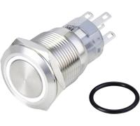 TRU COMPONENTS TC-10090940 LAS1-AGQ-11E/W/24V/S Bouton-poussoir antivandalisme 250 V/AC 3 A 1 x On/(