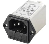 TRU COMPONENTS TC-10101432 Filtre d'alimentation avec connecteur femelle pour appareil 250 V/AC 6 A 0.8 mH (L x l x H) 54.3 x 44