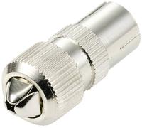 TRU COMPONENTS TC-10101532 coaxial femelle métal Connexions: Prise coaxiale IEC Diamètre de câble: 5 mm