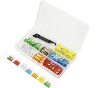 TRU COMPONENTS TC-10334032 Fusible plat standard 5 A, 7.5 A, 10 A, 15 A, 20 A, 25 A, 30 A orange, marron, rouge, bleu, jaune, transparent(e), vert 100 pc(s)