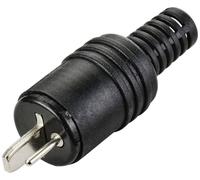 TRU COMPONENTS TC-10336000 Fiche haut-parleur mâle, droit Nombre de pôles: 2