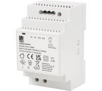 TRU COMPONENTS TC-10580820 Alimentation rail DIN 24 V/DC 2.5 A 60 W Nbr. de sorties:1 x Contenu 1 pc(s)