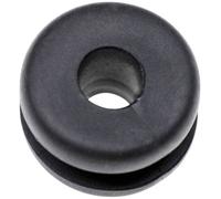 TRU COMPONENTS TC-10820708 Passe-câbles Ø max. des bornes 5 mm Epaisseur de plaque (maxi) 1.5 mm PVC noir 1000 pc(s)