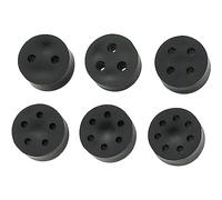 TRU Components TC-10820776 TC-MH18-2D203 Lot de 50 joints d'étanchéité M20 en caoutchouc Noir 2 x 3,0-4,1 mm