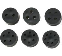TRU COMPONENTS TC-10820792 TC-MH23-2F203 Joint muti-passages PG21 2 x 6.4 - 8.7 mm caoutchouc noir 50 pc(s)