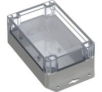 TRU COMPONENTS TC-10860804 Cloche à bride 150 x 100 x 60 Polycarbonate gris clair 1 pc(s)