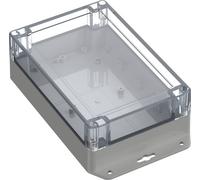 TRU COMPONENTS TC-10860900 Cloche à bride 179.90 x 119.90 x 60.20 ABS-PC gris clair 1 pc(s)