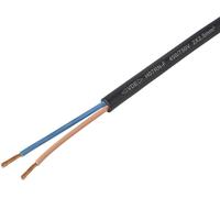 TRU COMPONENTS TC-11594924 Câble à gaine caoutchouc H07RN-F 2 x 2.5 mm² noir Marchandise vendue au mètre