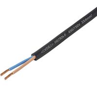 TRU COMPONENTS TC-11594928 Câble à gaine caoutchouc H07RN-F 2 x 4 mm² noir Marchandise vendue au mètre