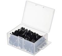 TRU COMPONENTS TC-11599336 Assortiment d'embouts simples 1.5 mm² noir 500 pc(s)