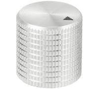 TRU COMPONENTS TC-11613848 Tête de bouton rotatif avec marquage argent (Ø x H) 17 mm x 17 mm aluminium 1 pc(s)