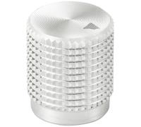 TRU COMPONENTS TC-11613880 Tête de bouton rotatif avec marquage argent (Ø x H) 14 mm x 16 mm aluminium