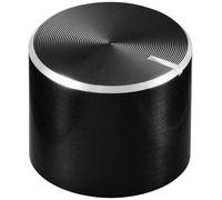 TRU COMPONENTS TC-11613908 Tête de bouton rotatif avec marquage noir (Ø x H) 13 mm x 10 mm aluminium, plastique