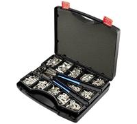 TRU COMPONENTS TC-11894512 Rohrkabelschuh-Sortiment 6 - 50 mm² mit Crimpzange 6